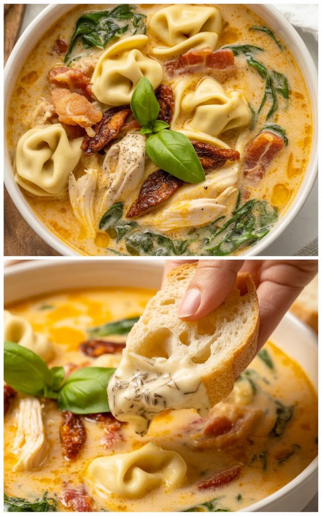tuscan style mouth-watering creamy marry me chicken soup